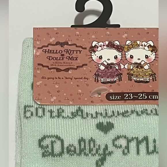 Tiny Chum Dolly Mix Hello Kitty 50th Anniversary Socks - Picture 2 of 4